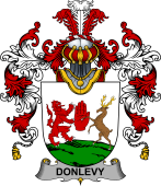 Irish Family Coat of Arms (v.25b) Donlevy or O'Donlevy