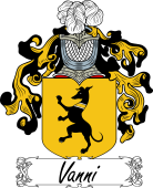 Araldica Italiana Coat of arms used by the Italian family Vanni