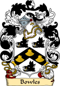 English or Welsh Family Coat of Arms (v.23) for Bowles