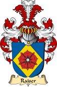 v.23 Coat of Family Arms from Germany for Raiser