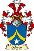v.23 Coat of Family Arms from Germany for Gehren