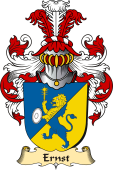 v.23 Coat of Family Arms from Germany for Ernst