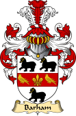 English Coat of Arms (v.23) for the family Barham