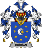 Irish Family Coat of Arms (v.25b) Duggan or O'Duggan
