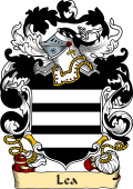 English or Welsh Family Coat of Arms (v.23) for Lea