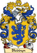 English or Welsh Family Coat of Arms (v.23) for Bleddyn