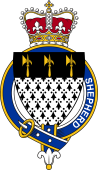 British Garter Coat of Arms for Shepherd (England)