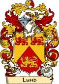 English or Welsh Family Coat of Arms (v.23) for Lund (Middlesex and Yorkshire)