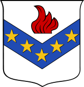 Italian Family Shield for Vecchiarelli