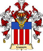 French Family Coat of Arms (v.25) Cusson