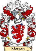 English or Welsh Family Coat of Arms (v.23) for Morgan