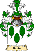 French Family Coat of Arms (v.23) for Bazin