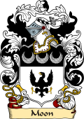 English or Welsh Family Coat of Arms (v.23) for Moon (or Moone Ashe, Devonshire)