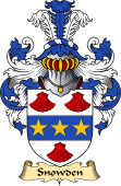 English Coat of Arms (v.23) for the family Snowden or Snowdon