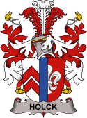 Coat of arms used by the Danish family Holck