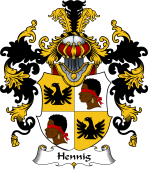 German Wappen Coat of Arms (v.25) Hennig