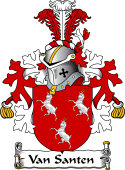 Dutch Coat of Arms for Van Santen
