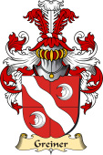 v.23 Coat of Family Arms from Germany for Greiner