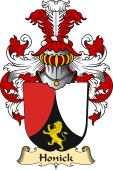v.23 Coat of Family Arms from Germany for Honick