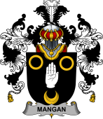 Irish Family Coat of Arms (v.25b) Mangan or O'Mangan