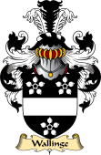 English Coat of Arms (v.23) for the family Wallinge