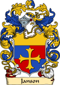 English or Welsh Family Coat of Arms (v.23) for Janson (Kent)