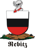 German shield on a mount for Rebitz