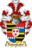 v.23 Coat of Family Arms from Germany for Pettenkofer