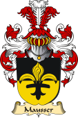 v.23 Coat of Family Arms from Germany for Mausser