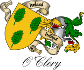 Sept (Clan) Coat of Arms from Ireland for O'Clery