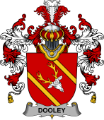 Irish Family Coat of Arms (v.25b) Dooley or O'Dooley
