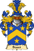 French Family Coat of Arms (v.23) for Besset