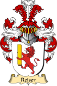 v.23 Coat of Family Arms from Germany for Reiser
