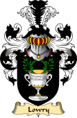Irish Family Coat of Arms (v.23) for Lowry or O'Lavery