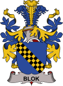 Coat of arms used by the Danish family Blok