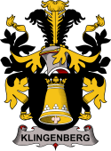 Coat of arms used by the Danish family Klingenberg