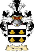 English Coat of Arms (v.23) for the family Banning