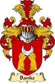 English Coat of Arms (v.23) for the family Banke