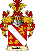 French Family Coat of Arms (v.23) for Authier