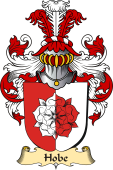 v.23 Coat of Family Arms from Germany for Hobe
