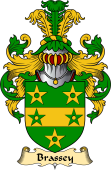 English Coat of Arms (v.23) for the family Brassey or Brassy