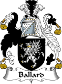 English Coat of Arms for the family Ballard