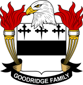 Coat of arms used by the Goodridge family in the United States of America
