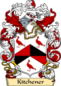 English or Welsh Family Coat of Arms (v.23) for Kitchener (or Kitchens Ref Berry)