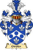 English Coat of Arms (v.23) for the family Girdler