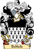 English or Welsh Family Coat of Arms (v.23) for Belfield (Lincolnshire)