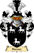 English Coat of Arms (v.23) for the family Horner
