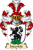v.23 Coat of Family Arms from Germany for Meerfeld