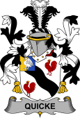 Irish Coat of Arms for Quicke