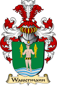 v.23 Coat of Family Arms from Germany for Wassermann